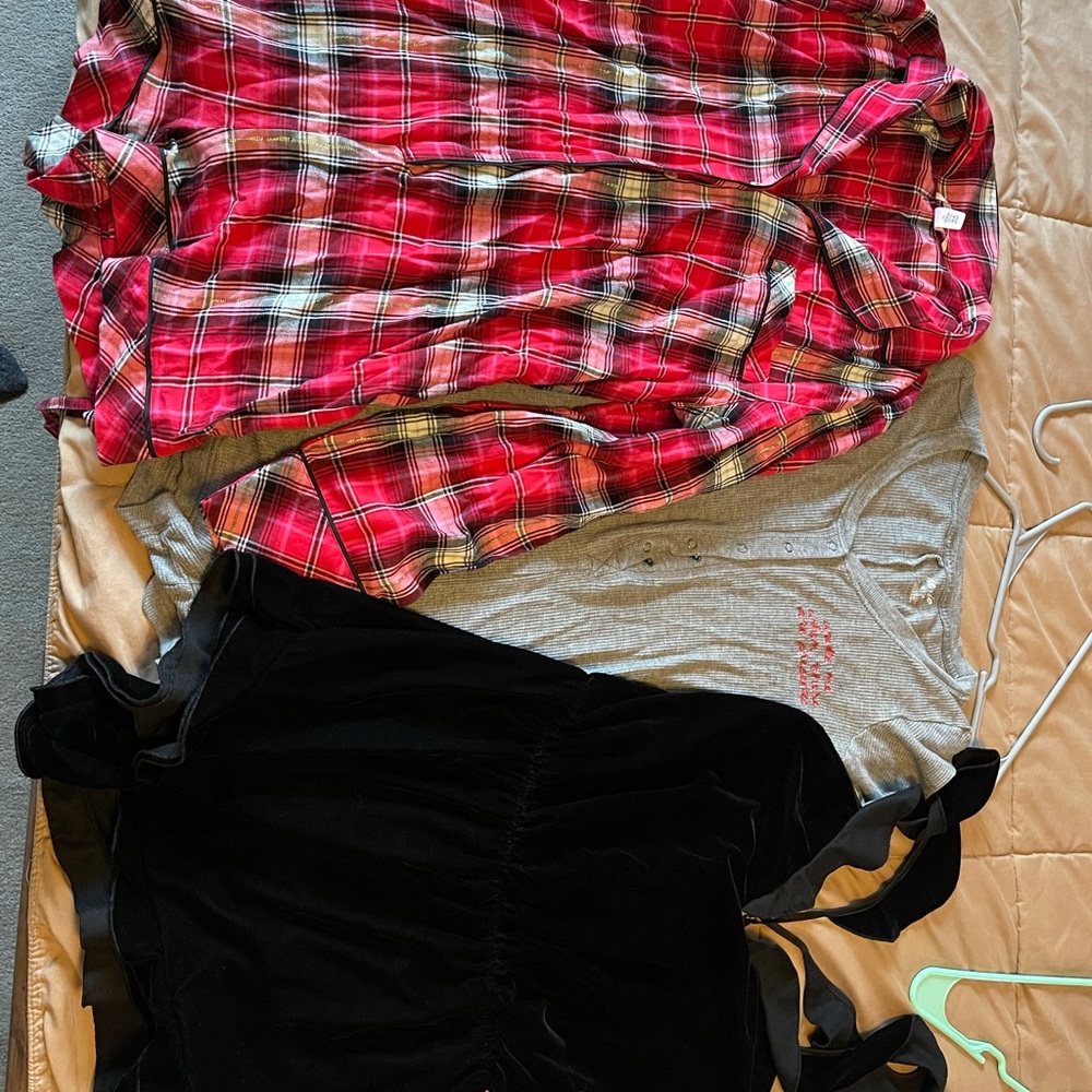 Victoria Secret and Aerie bed time rompers